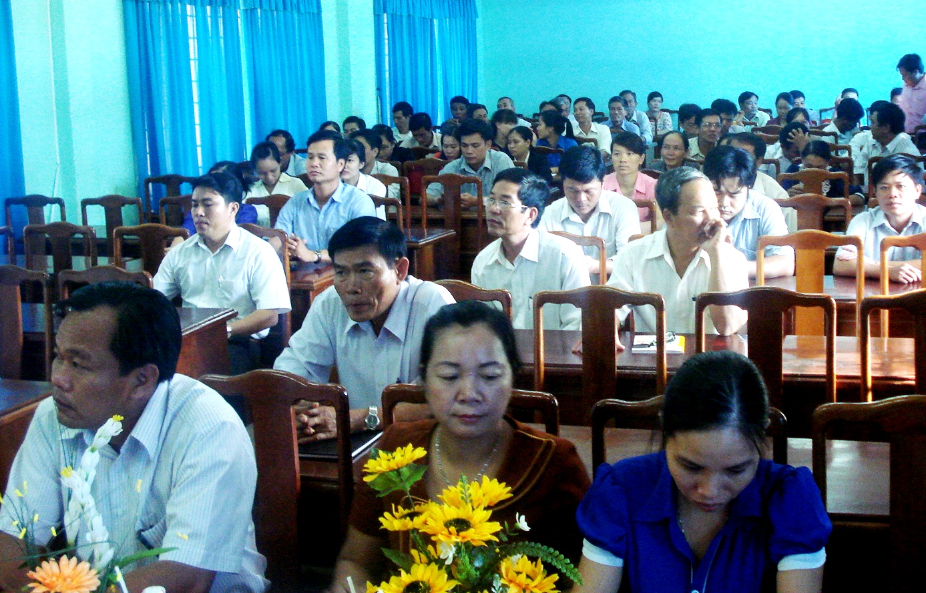 Toàn cảnh lớp bồi dưỡng kỹ năng hoạt động công tác HĐND huyện Bù Đăng năm 2014