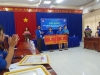 Chi Đoàn ngân hàng – kho bạc huyện Bù Đăng và Đoàn xã Đăk Nhau nhận cờ thi đua dẫn đầu năm 2017